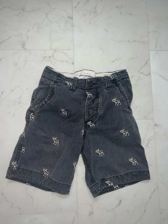 Abercrombie & Fitch Other - Vintage Abercrombie & Fitch Boys Embroidered Moose Cotton Shorts Size 12